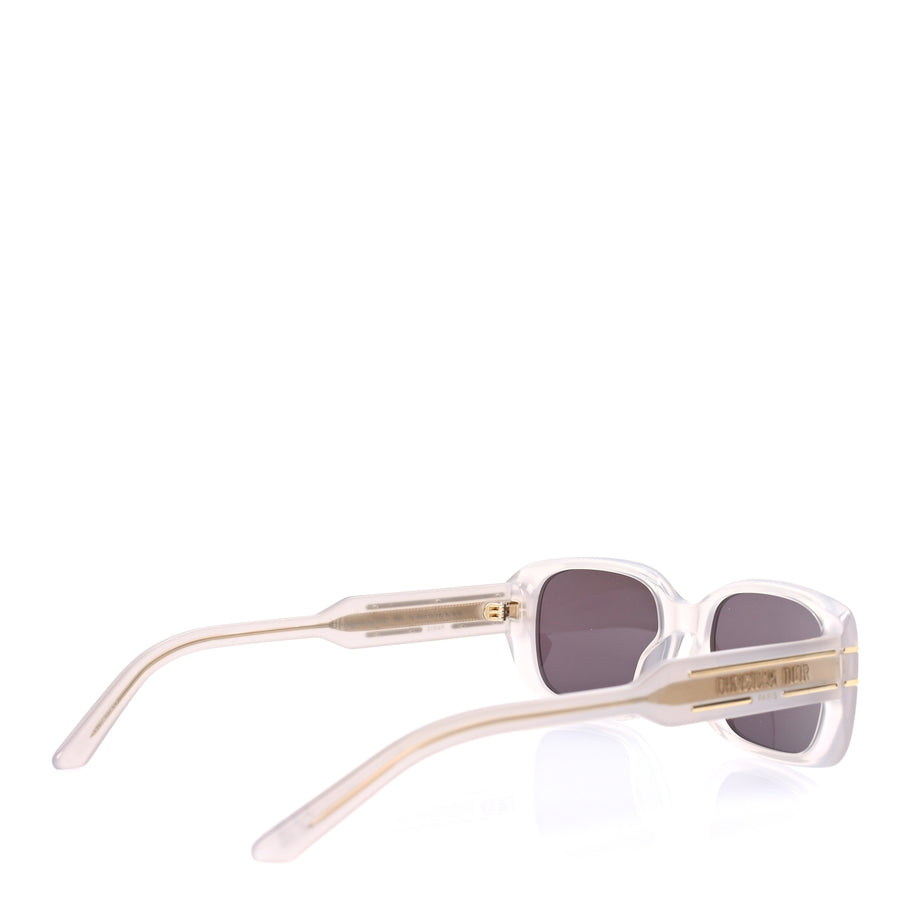 Christian Dior Diorsignature Rectangular Sunglasses Beige Smoke Image 4