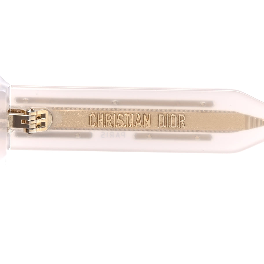 Christian Dior Diorsignature Rectangular Sunglasses Beige Smoke Image 6