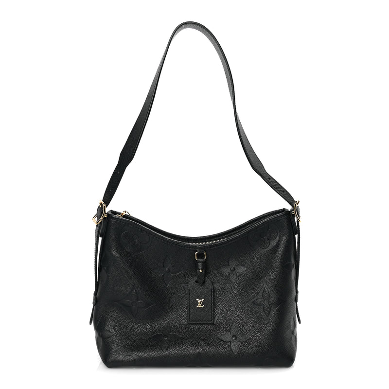  Louis Vuitton Empreinte Carryall PM  Black