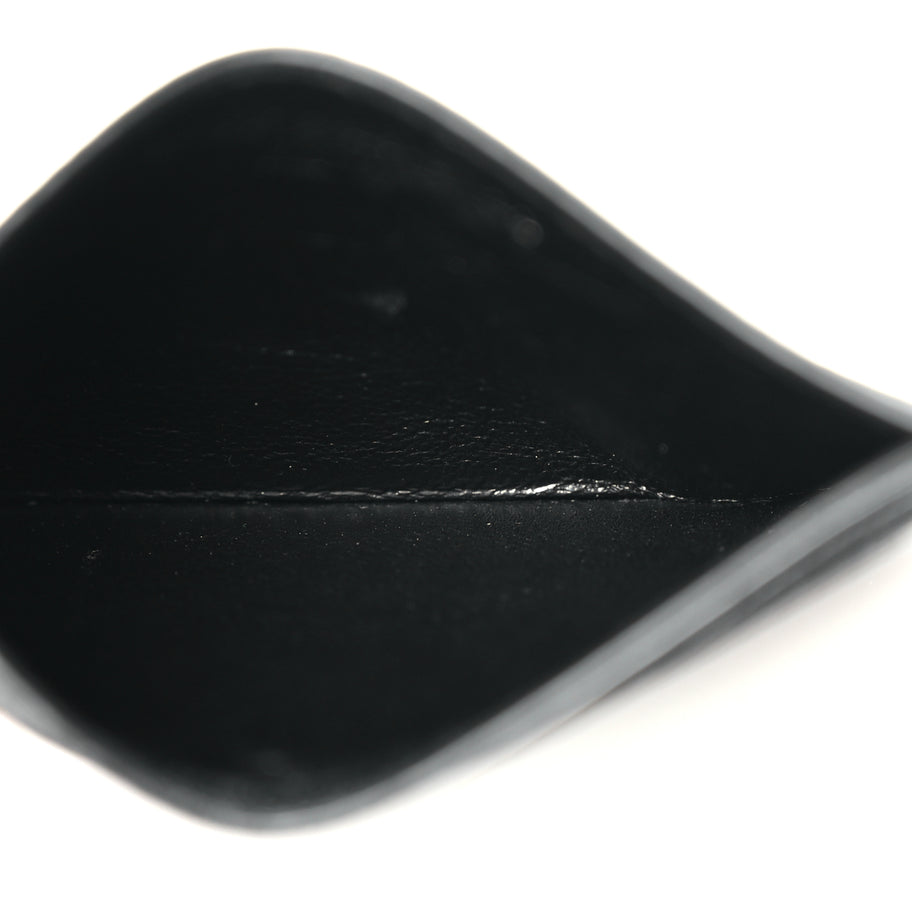 Saint Laurent Grain De Poudre Card Case Black Image 5