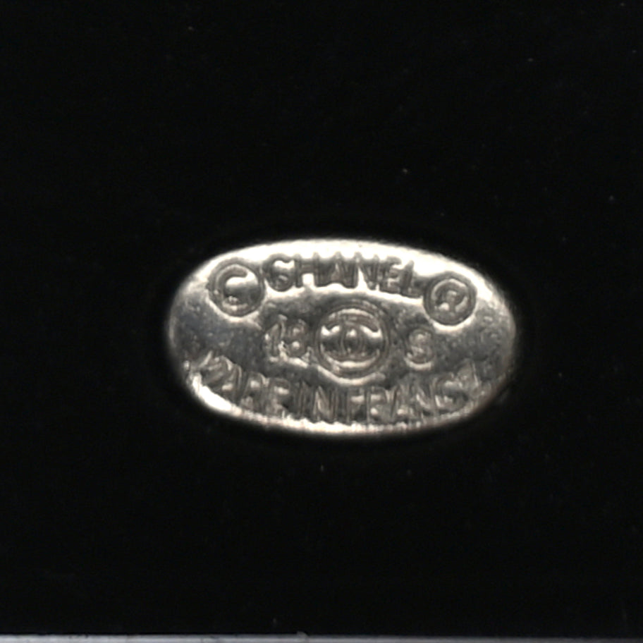 Chanel Resin Glitter Coco Chanel Brooch  Black Multicolor Image 4