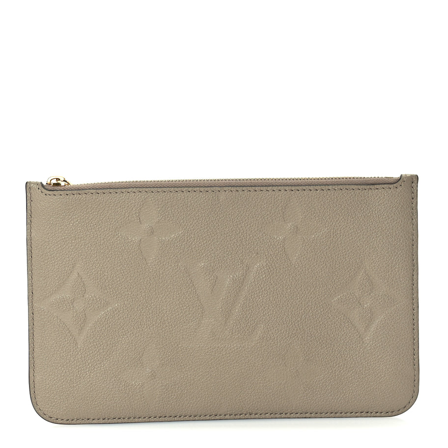 Louis Vuitton Empreinte Monogram Giant Neverfull MM Pochette  Tourterelle Image 1