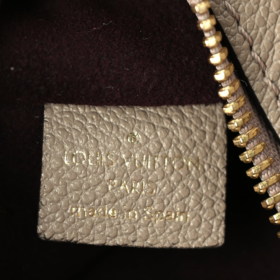 Louis Vuitton Empreinte Monogram Giant Neverfull MM Pochette  Tourterelle Image 7