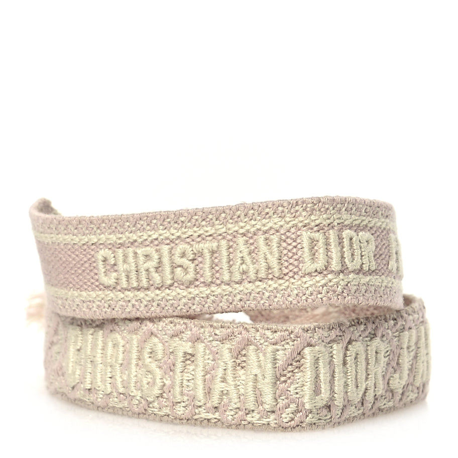 Christian Dior Woven Cotton J'Adior Friendship Bracelet Se Pink Image 1