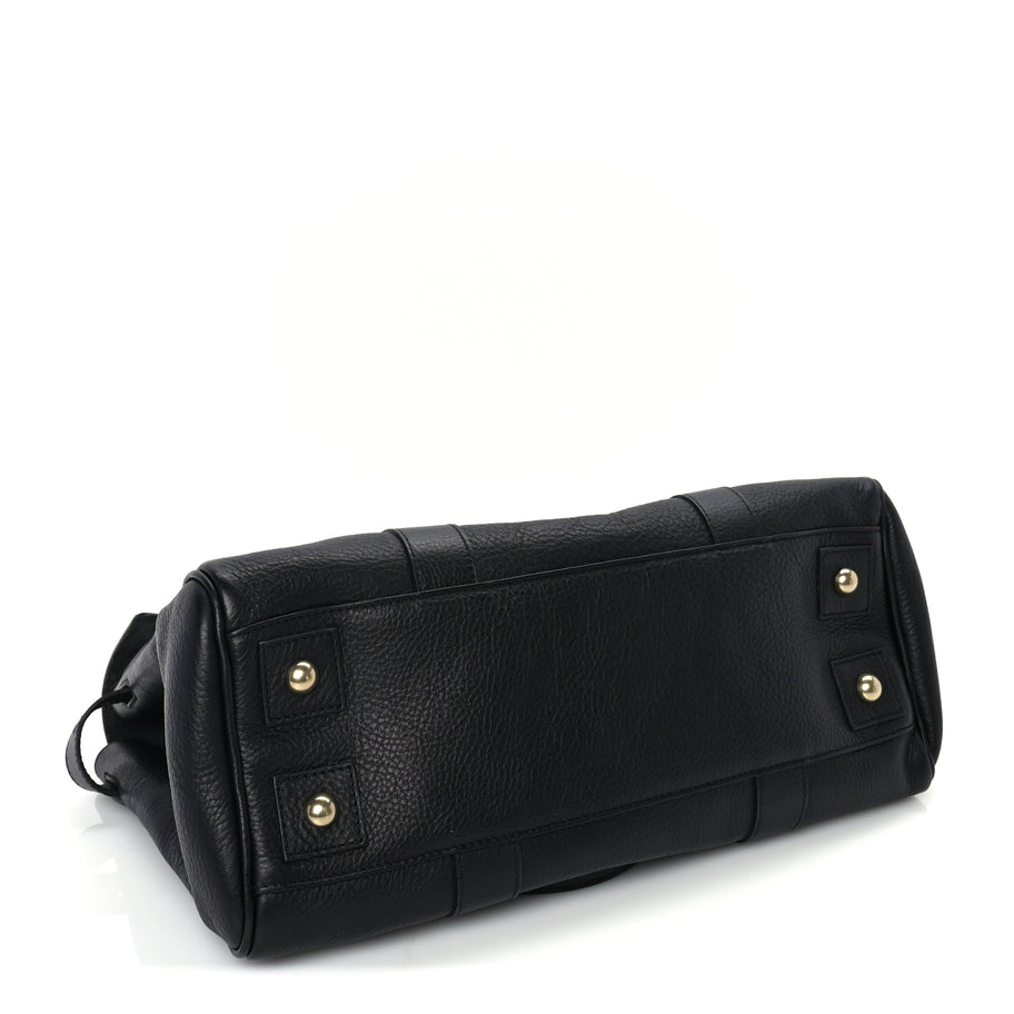 Mulberry Small Classic Grain Bayswater  Black Image 3