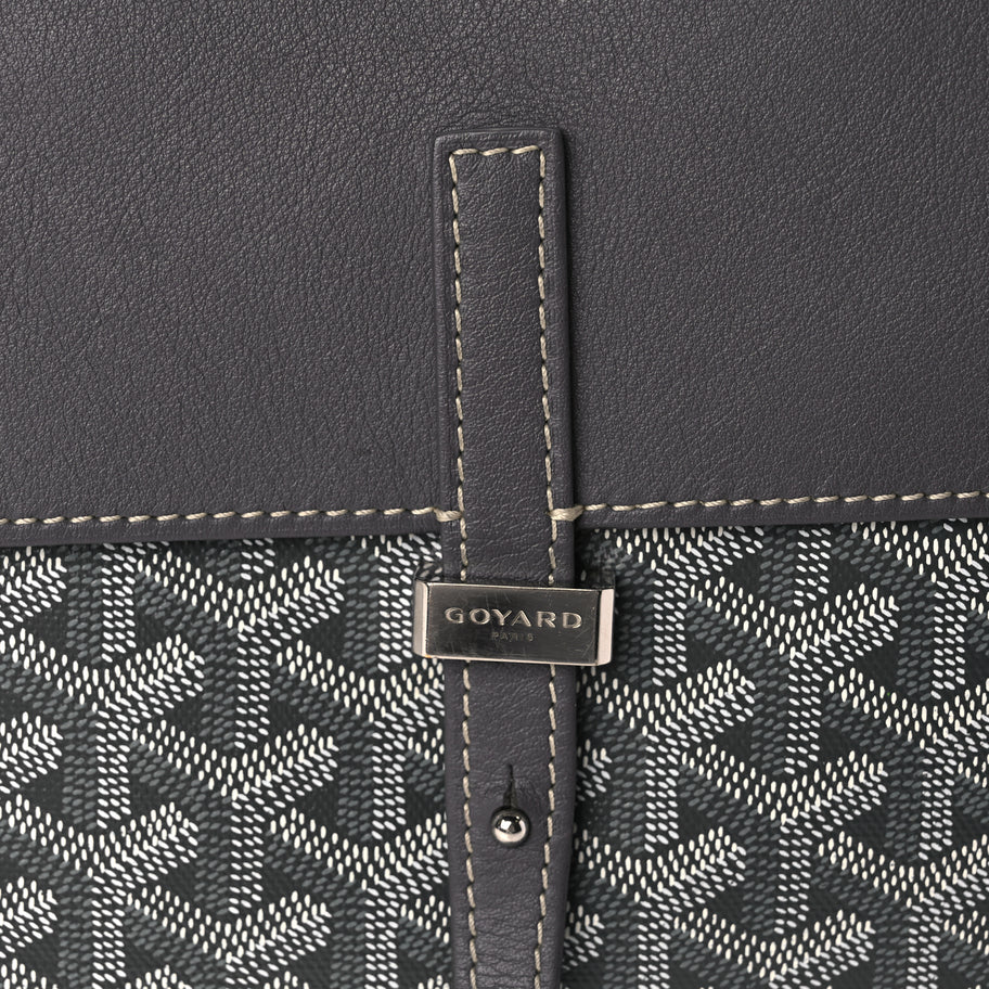 Goyard Goyardine Coursier Messenger Bag Gray Image 6