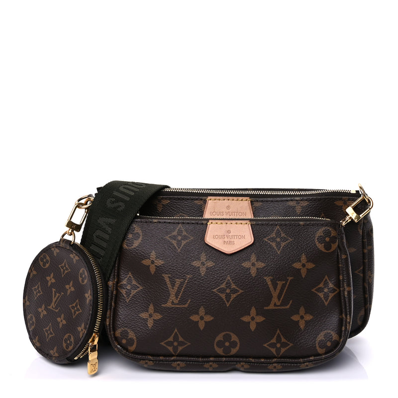  Louis Vuitton Monogram Multi Pochette Accessories Kaki