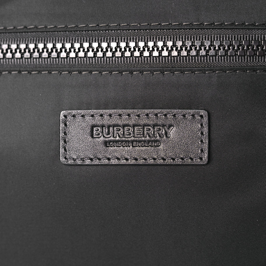 Burberry Coated Canvas Horseferry Blaze Crossbody Bag Black Image 5