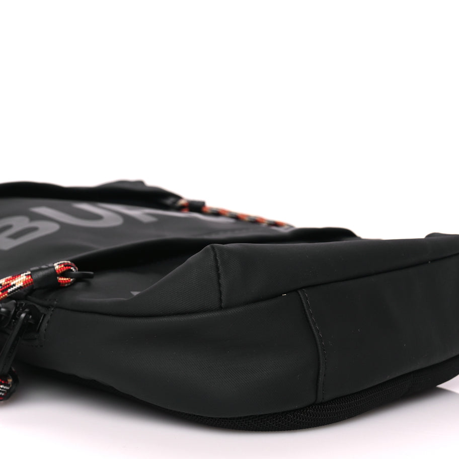 Burberry Coated Canvas Horseferry Blaze Crossbody Bag Black Image 7
