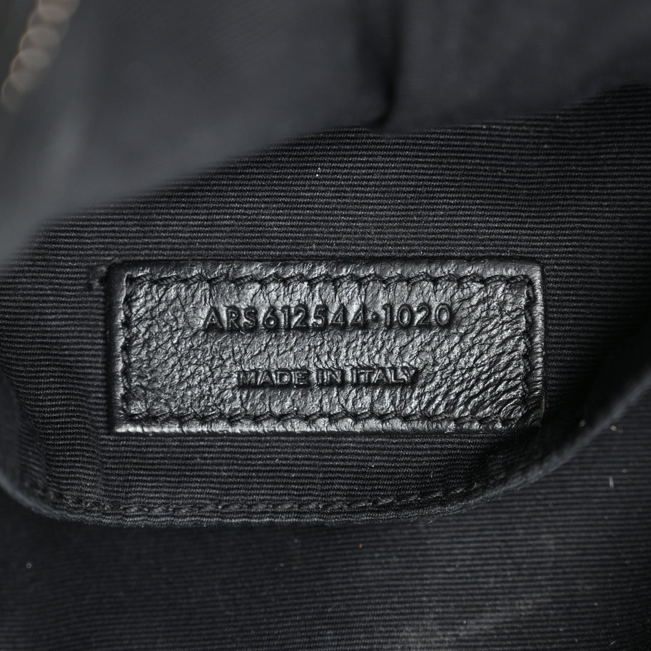 Saint Laurent Calfskin Matelasse Monogram Lou Camera Bag Black Image 6