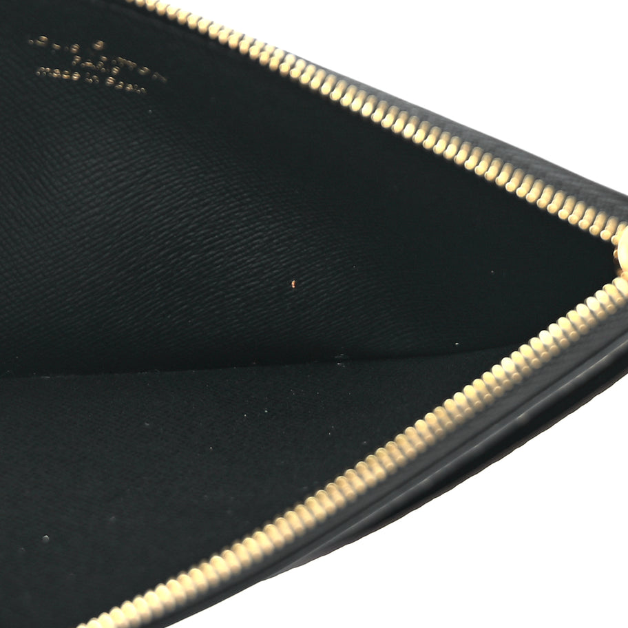 Louis Vuitton Monogram Slim Purse  Black Image 5