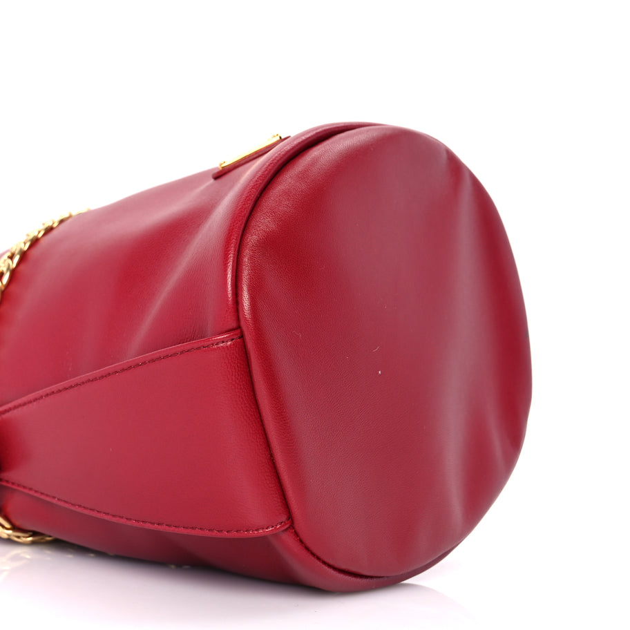 Prada Nappa Mini Petit Sac Noir Bucket Bag Ciliegia Image 7