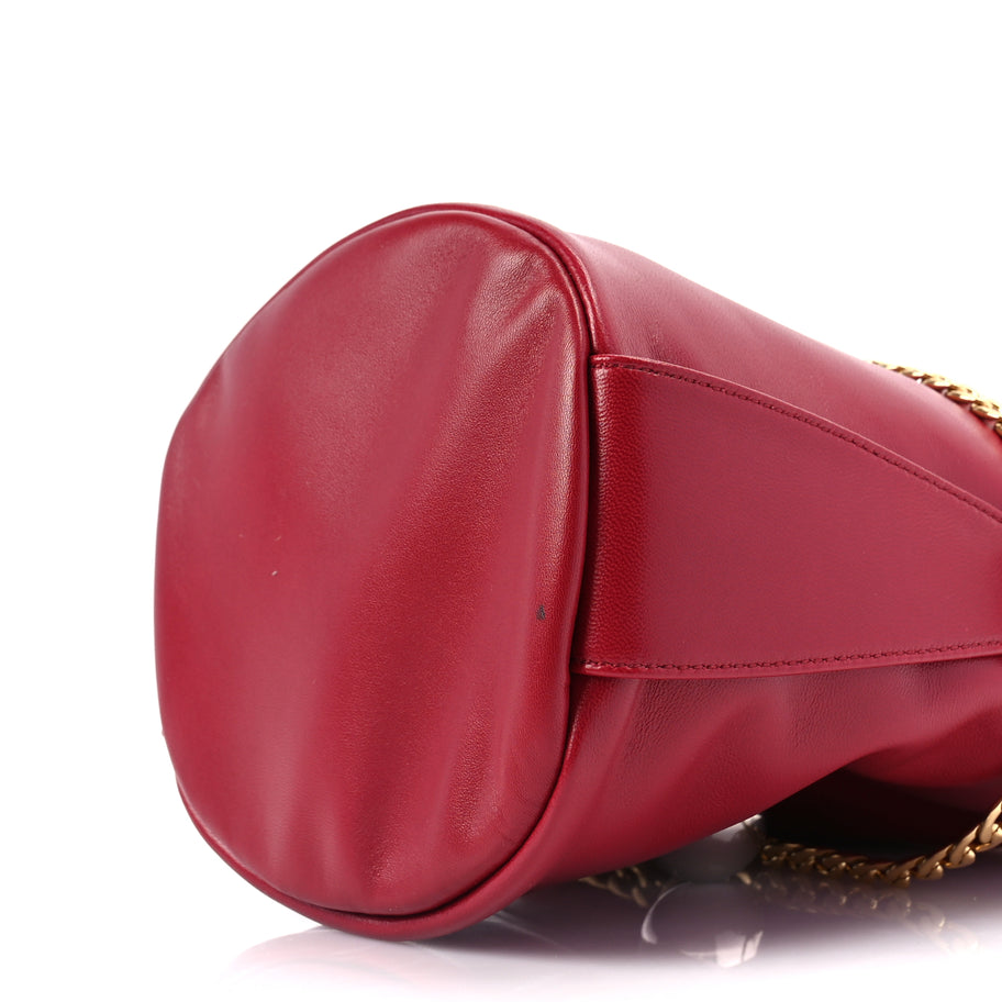 Prada Nappa Mini Petit Sac Noir Bucket Bag Ciliegia Image 8