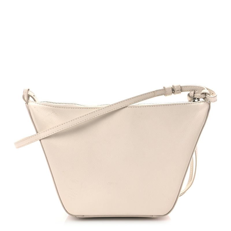  Loewe Calfskin Mini Hammock Hobo Soft White