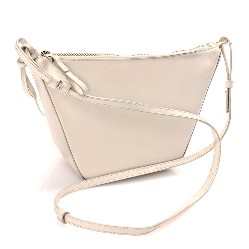  Loewe Calfskin Mini Hammock Hobo Soft White
