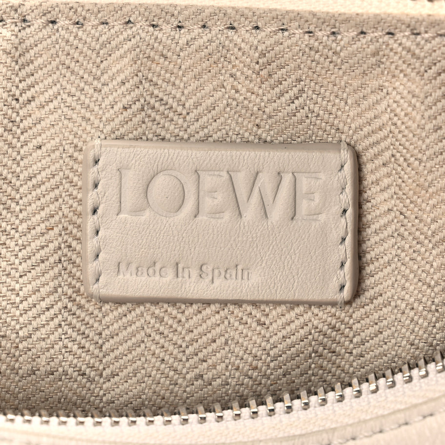 Loewe Calfskin Mini Hammock Hobo Soft White Image 5