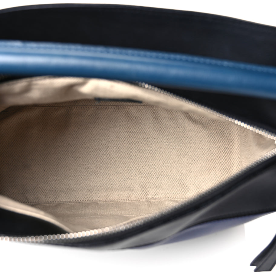 Loewe Calfskin Colorblock Medium Puzzle Bag Blue Image 4