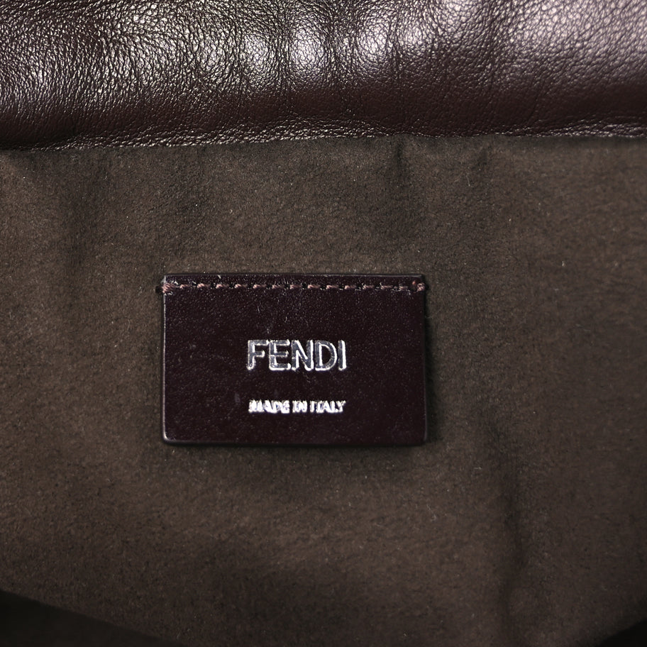 Fendi Nappa Maxi Mamma Baguette Brown Brown Image 5