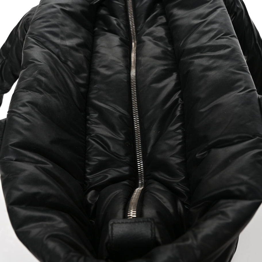 Chanel Nylon Quilted Large Coco Cocoon Tote Black Image 10