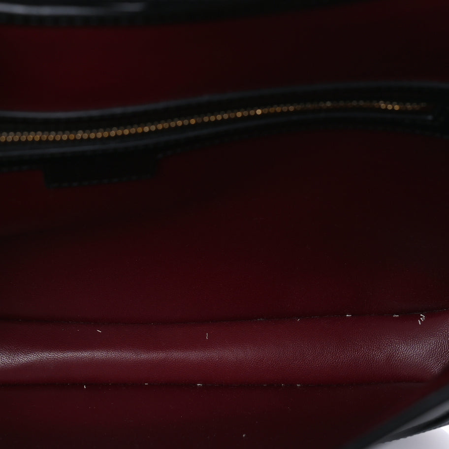 Gucci Boarded Dyana Lux Calfskin Medium Jackie 1961 Hobo  Black Image 4