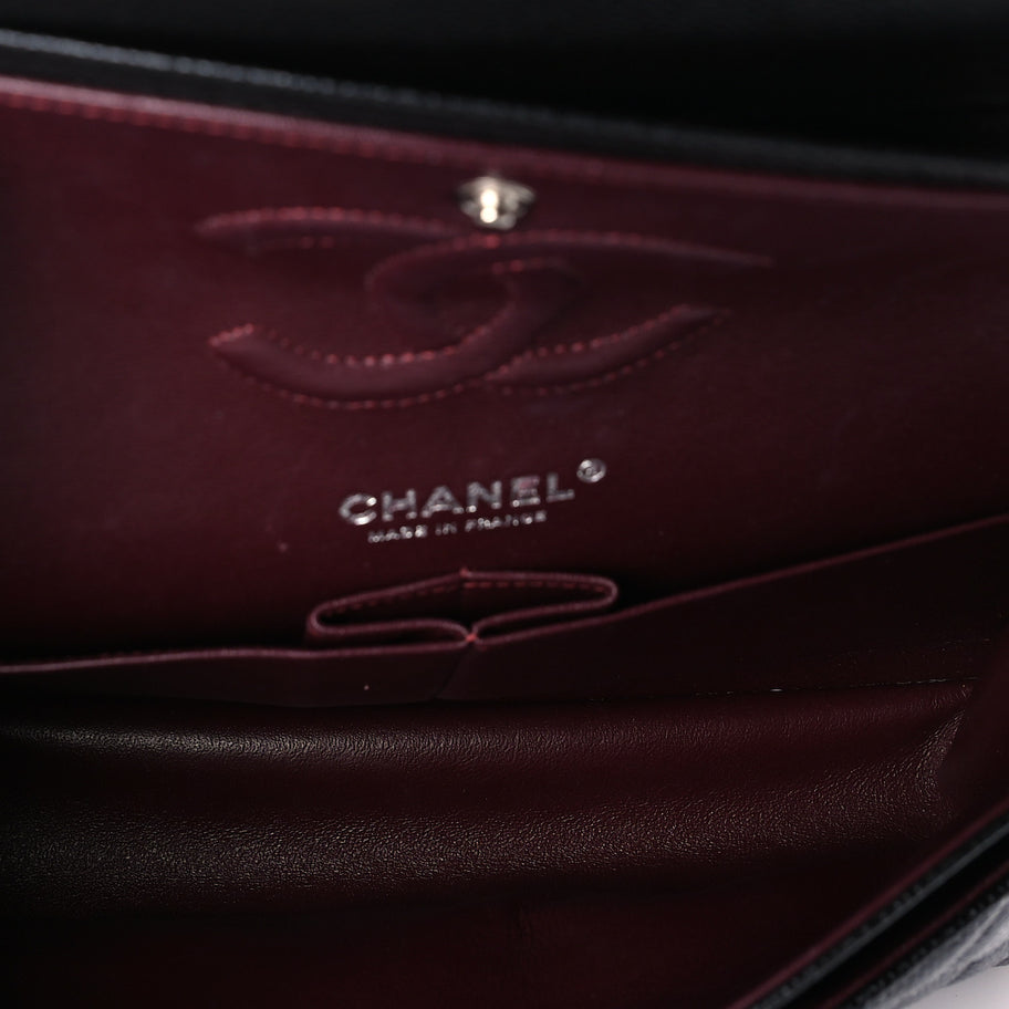Chanel Caviar Quilted Medium Double Flap Black Image 4