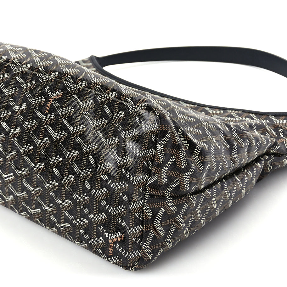 Goyard Goyardine Boheme Hobo  Black Image 9