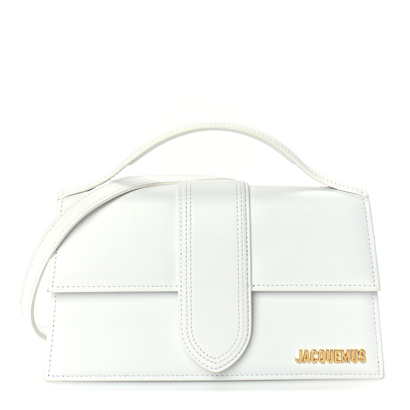  Jacquemus Smooth Calfskin Le Grand Bambino White