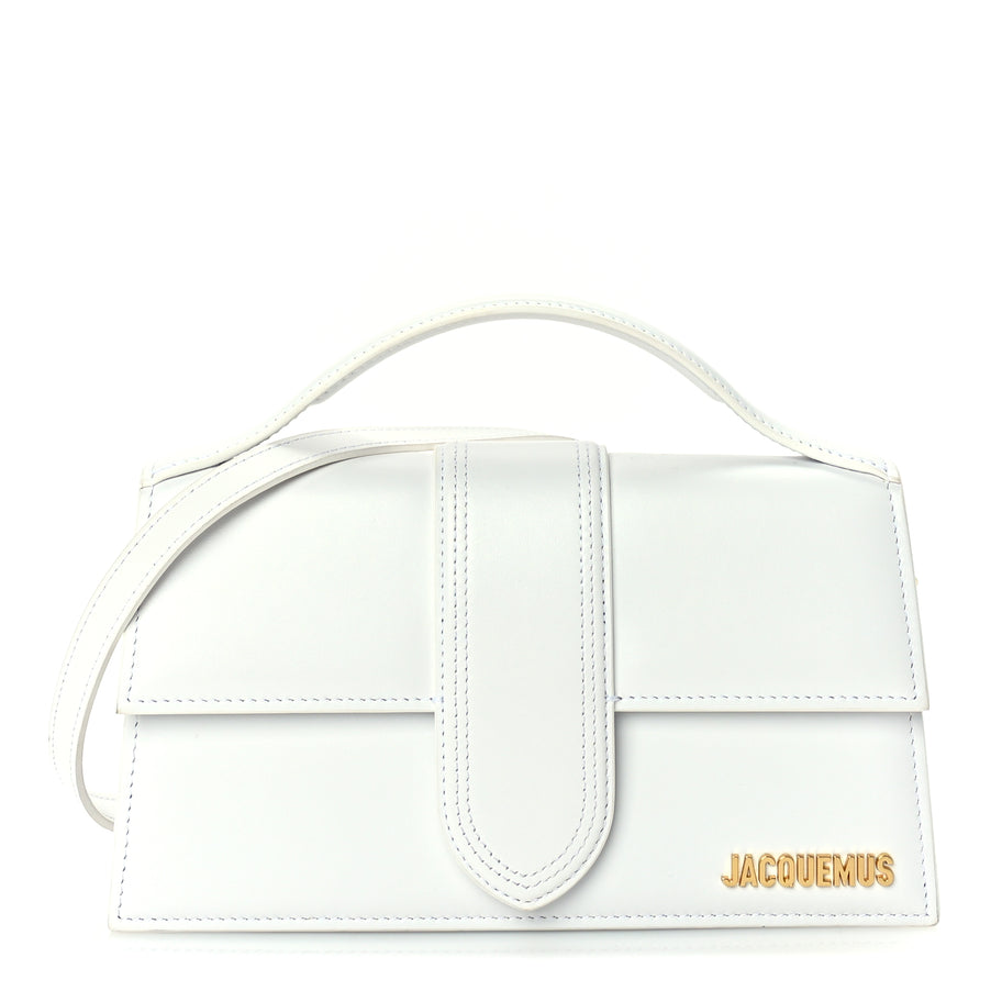 Jacquemus Smooth Calfskin Le Grand Bambino White Image 1
