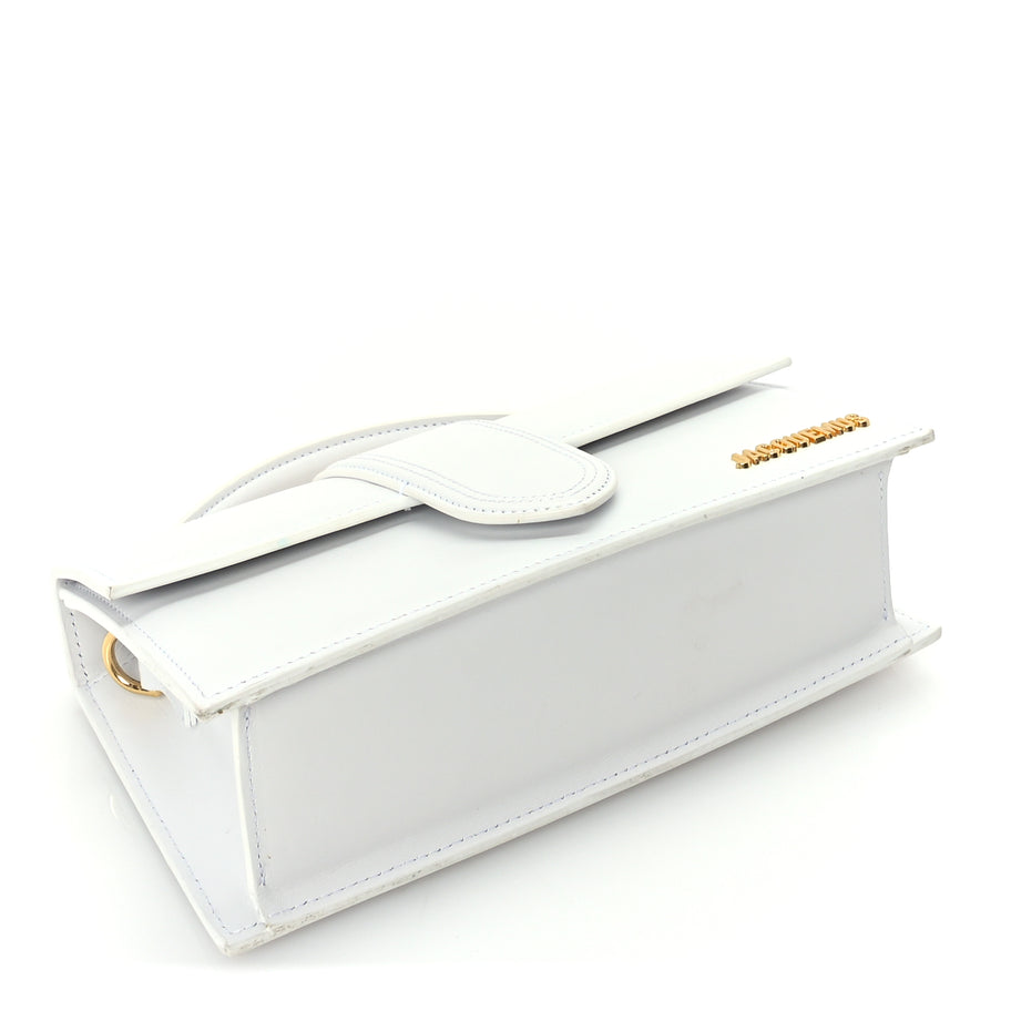 Jacquemus Smooth Calfskin Le Grand Bambino White Image 3