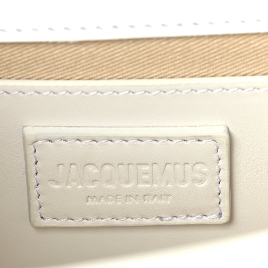 Jacquemus Smooth Calfskin Le Grand Bambino White Image 5