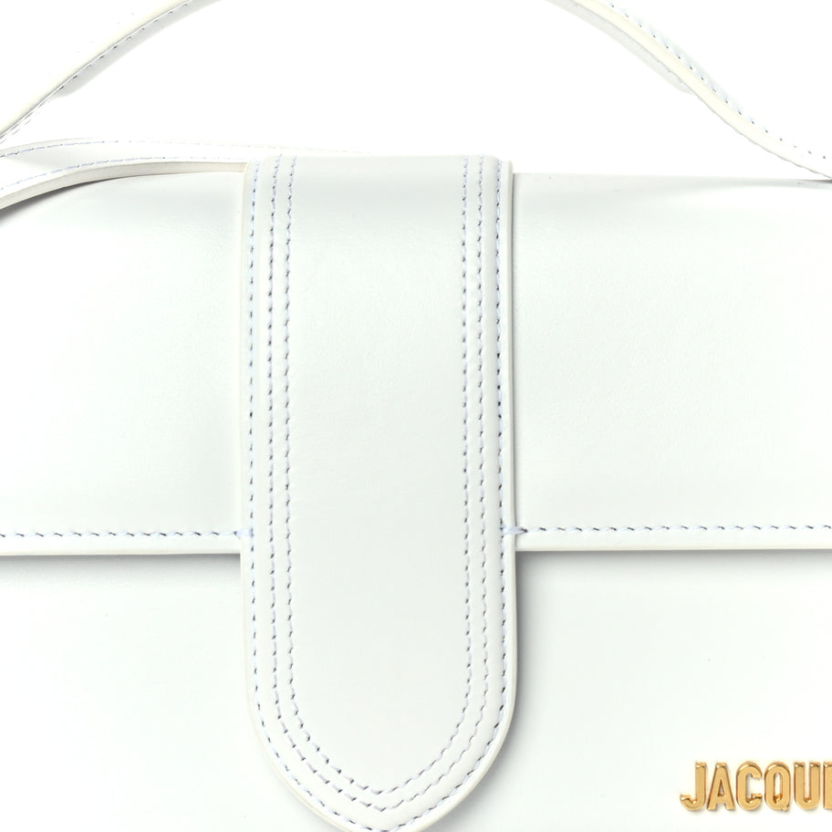 Jacquemus Smooth Calfskin Le Grand Bambino White Image 6
