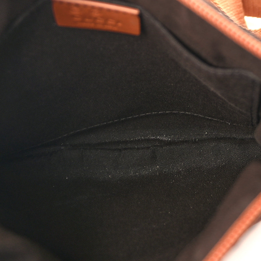 Gucci Guccissima Crossbody Messenger Bag Brown Image 4