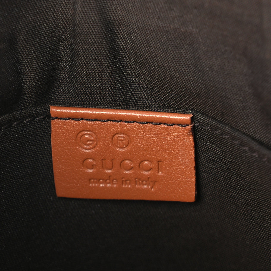 Gucci Guccissima Crossbody Messenger Bag Brown Image 5
