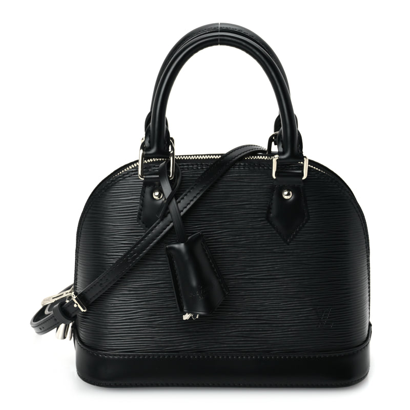 Louis Vuitton Epi Alma BB  Black