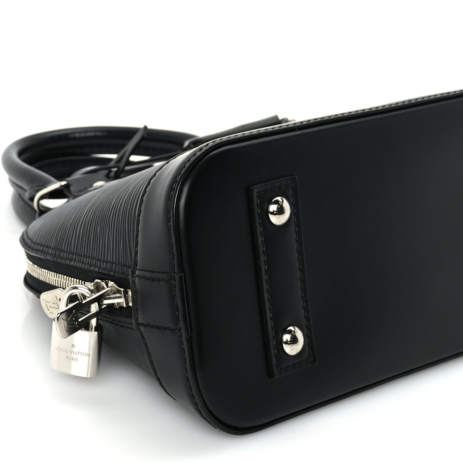 Louis Vuitton Epi Alma BB  Black Image 7