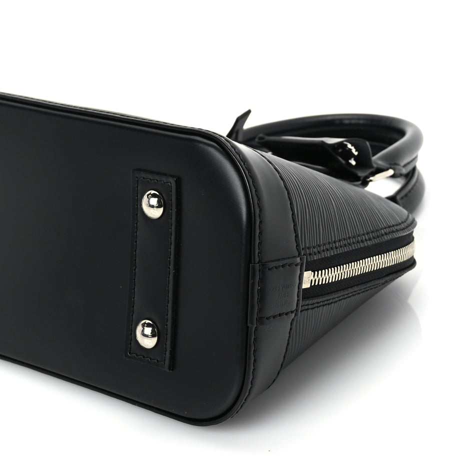 Louis Vuitton Epi Alma BB  Black Image 8