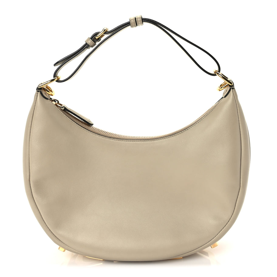 Fendi Vitello Grace Matte Small Fendigraphy Hobo Bag  Nuvola Image 1