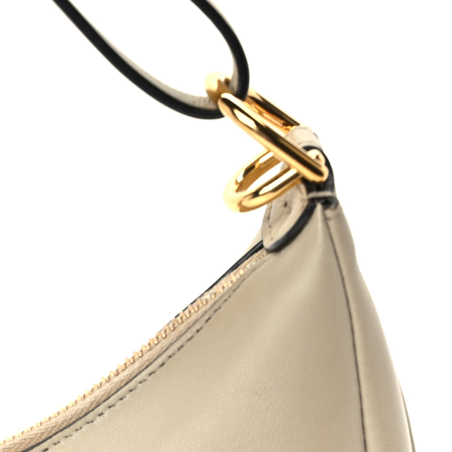 Fendi Vitello Grace Matte Small Fendigraphy Hobo Bag  Nuvola Image 6