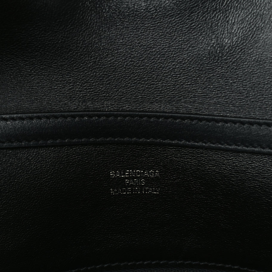 Balenciaga Natural Smooth Calfskin Medium Rodeo Top Handle Handbag Black Image 5