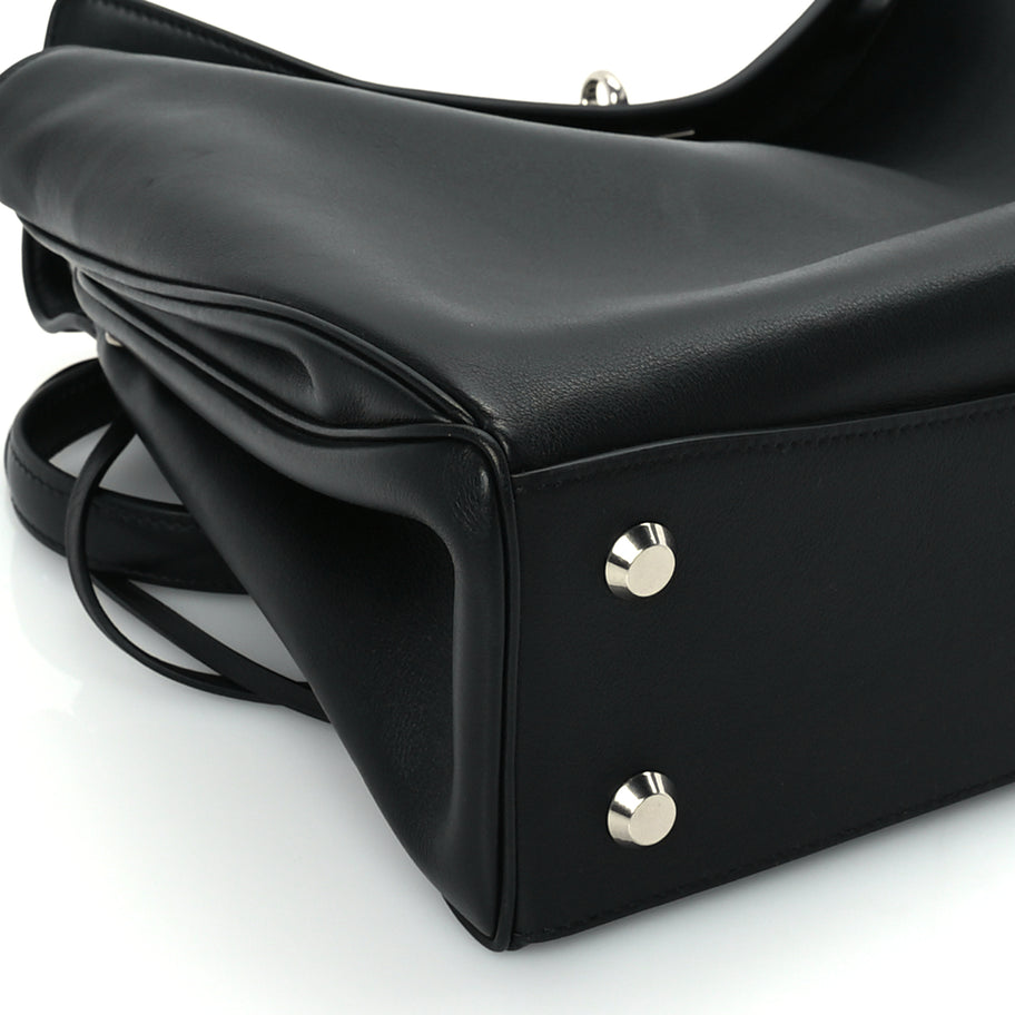 Balenciaga Natural Smooth Calfskin Medium Rodeo Top Handle Handbag Black Image 7