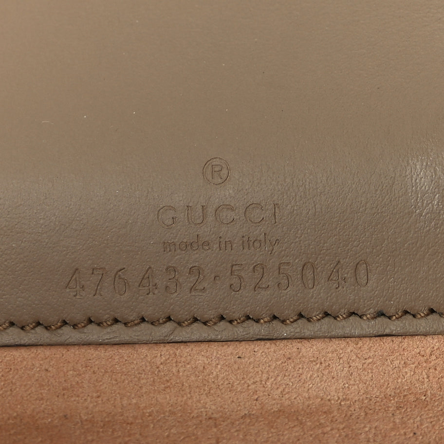 Gucci GG Supreme Monogram Super Mini Dionysus Shoulder Bag  Taupe Image 5
