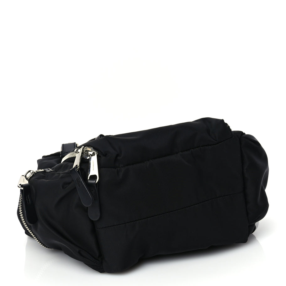 Burberry Nylon Logo Print Medium Rucksack Backpack Black Image 3