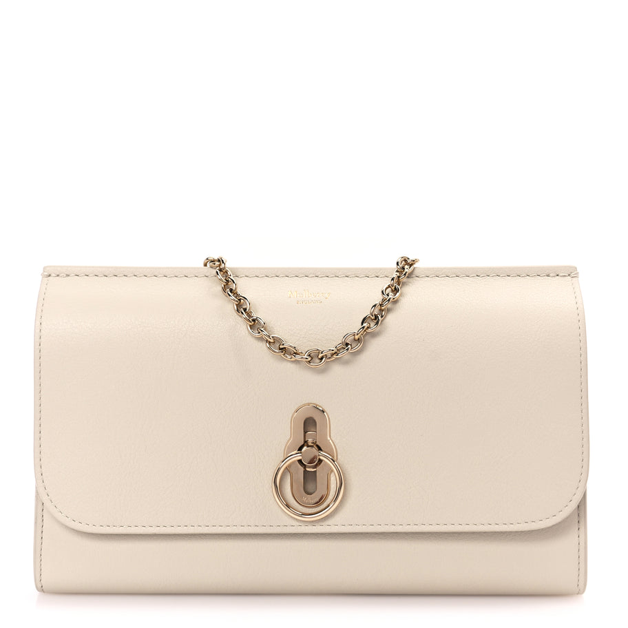 Mulberry Silky Calf Amberley Convertible Clutch Chalk Image 1