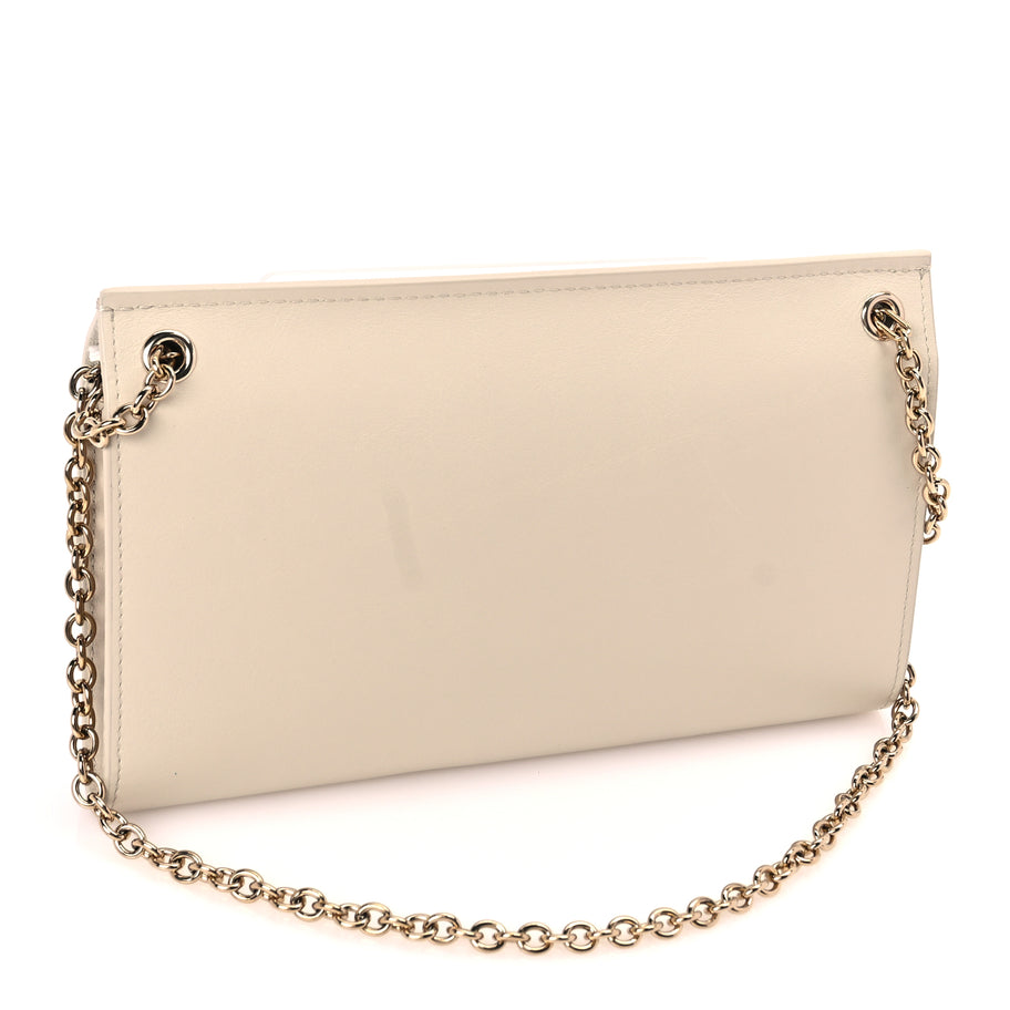 Mulberry Silky Calf Amberley Convertible Clutch Chalk Image 2