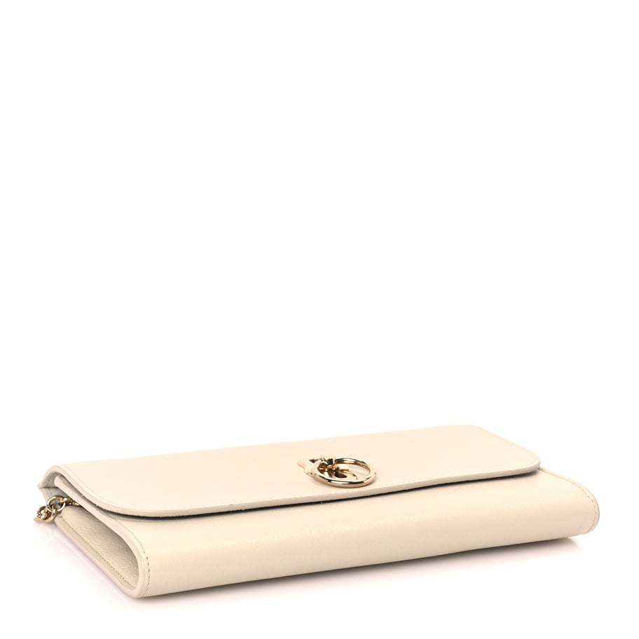 Mulberry Silky Calf Amberley Convertible Clutch Chalk Image 3