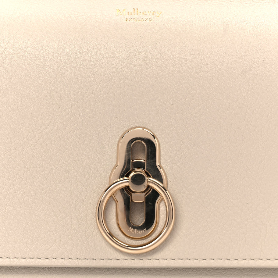 Mulberry Silky Calf Amberley Convertible Clutch Chalk Image 6