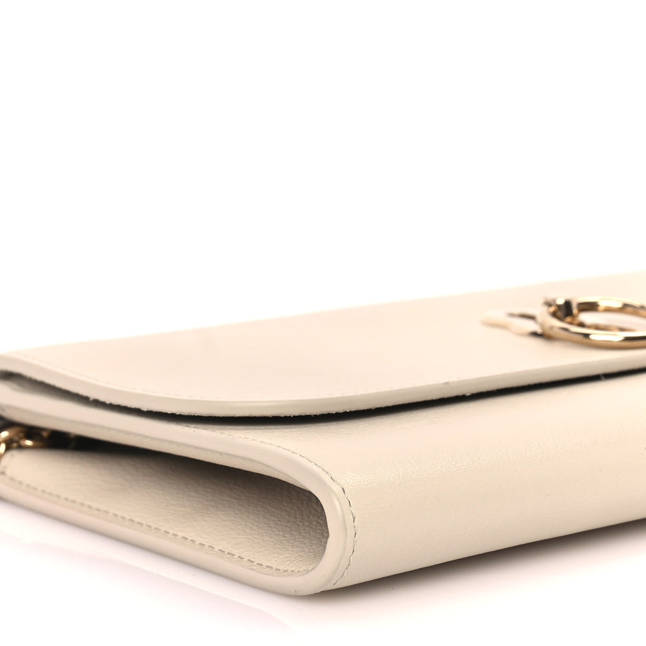 Mulberry Silky Calf Amberley Convertible Clutch Chalk Image 7