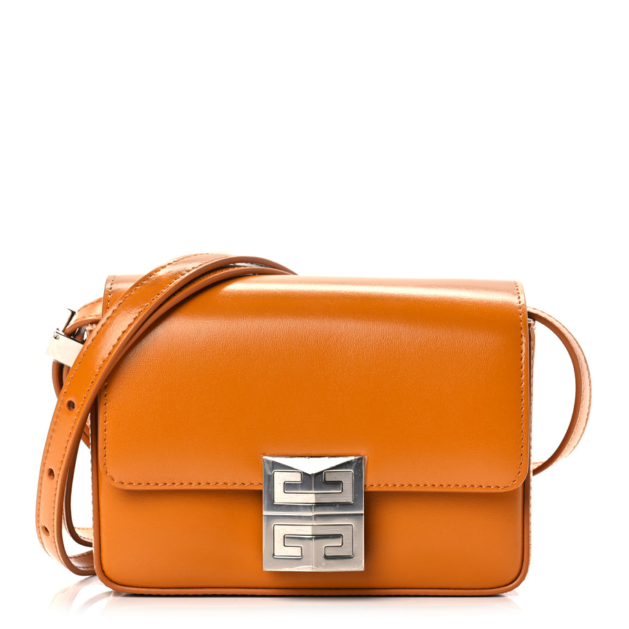 Givenchy Box Calfskin Small 4G Shoulder Bag Orange Image 1