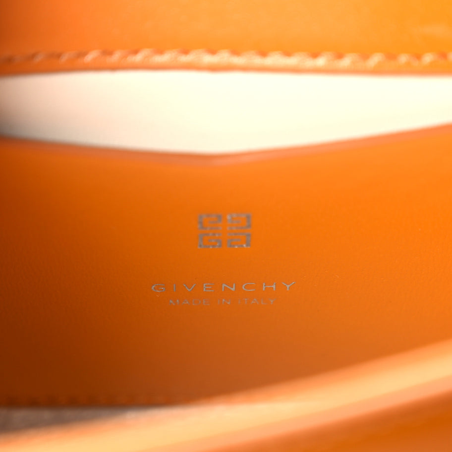 Givenchy Box Calfskin Small 4G Shoulder Bag Orange Image 5
