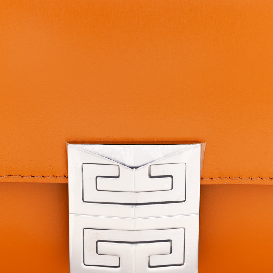 Givenchy Box Calfskin Small 4G Shoulder Bag Orange Image 6